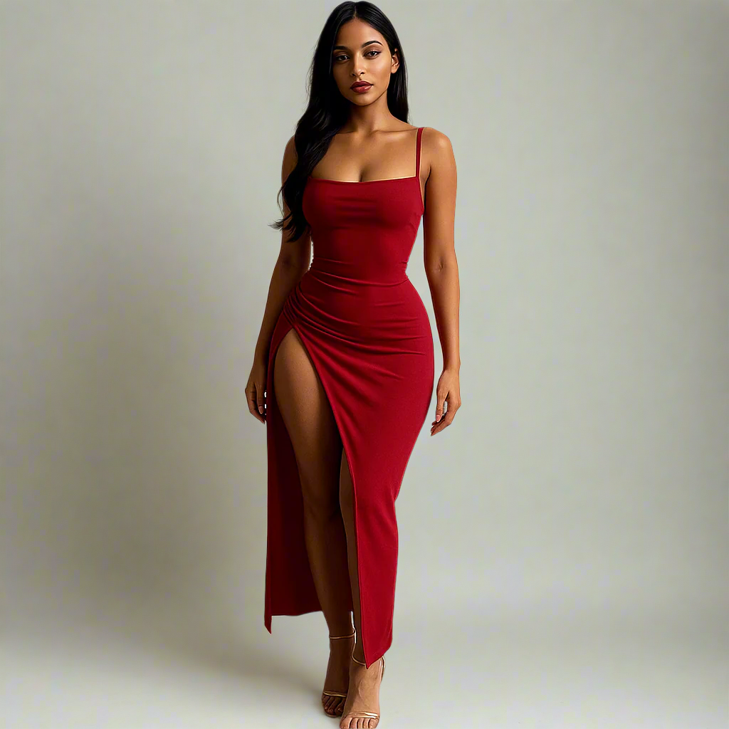 Crimson Temptation Dress