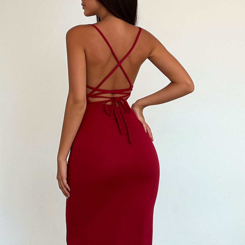 Crimson Temptation Dress