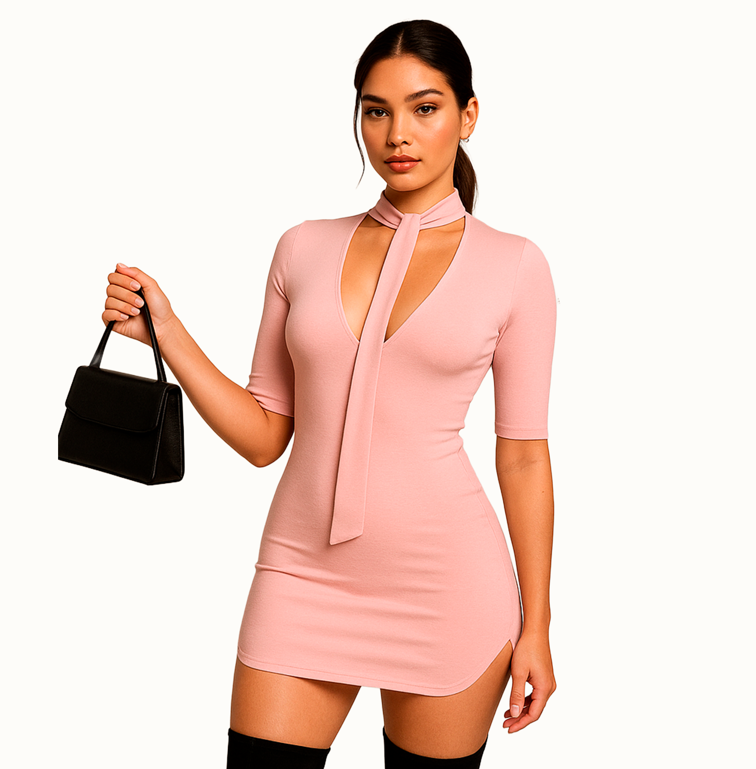 Blush Hour Bodycon Dress