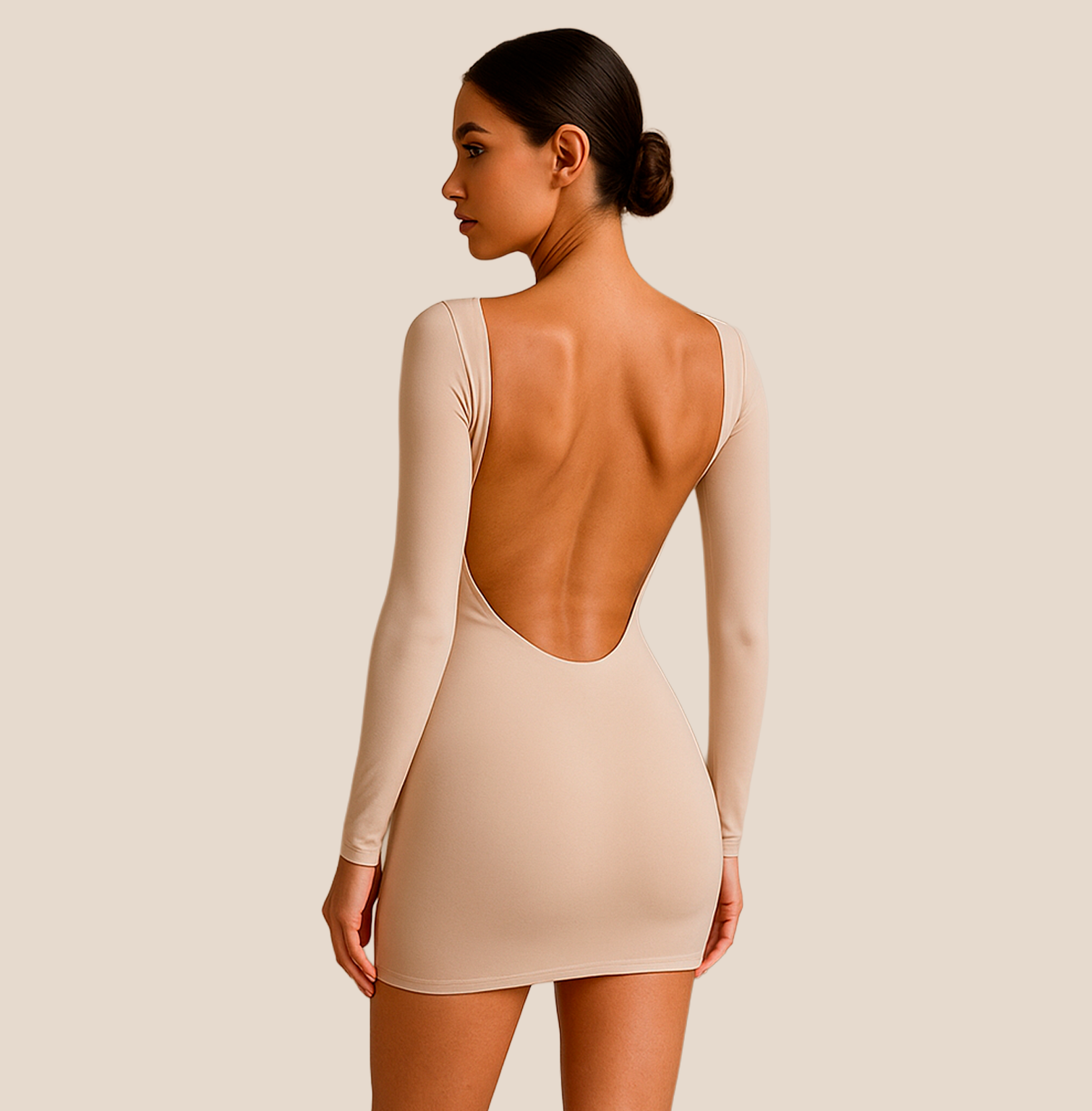 Bare Grace Open-Back Dress