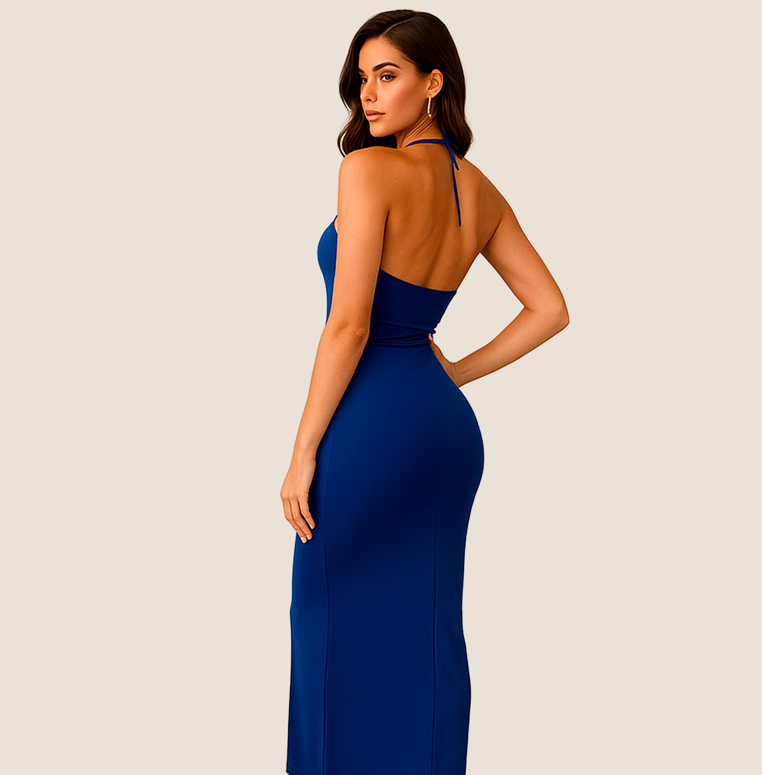 Astra Sapphire Dusk Cutout Dress